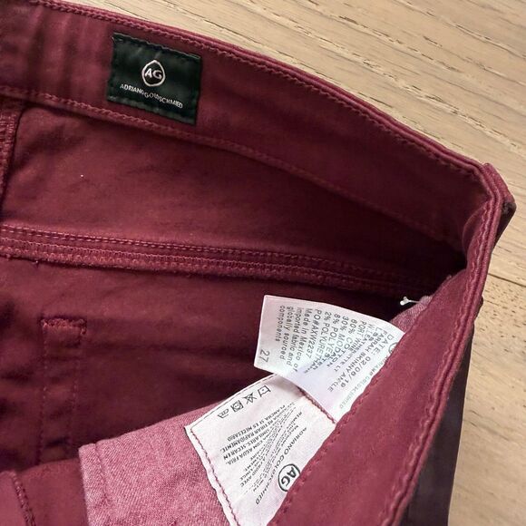 $248 AG Adriano Goldschmied Women Jeans Size 27 Coated Farrah High Rise Skinny A - Picture 3 of 5